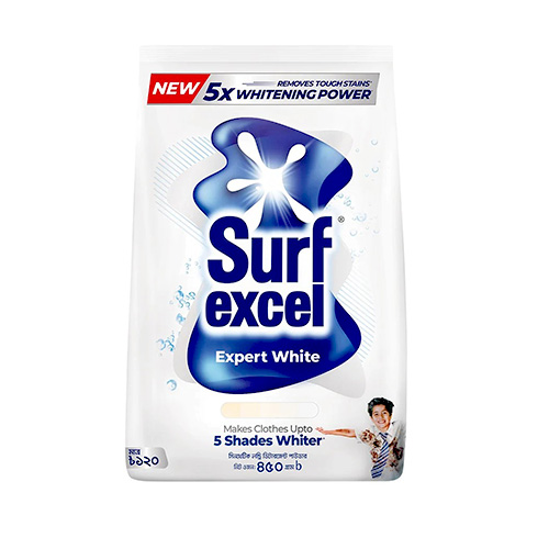 Surf Excel Expert White Synthetic Laundry Detergent Powder-450g